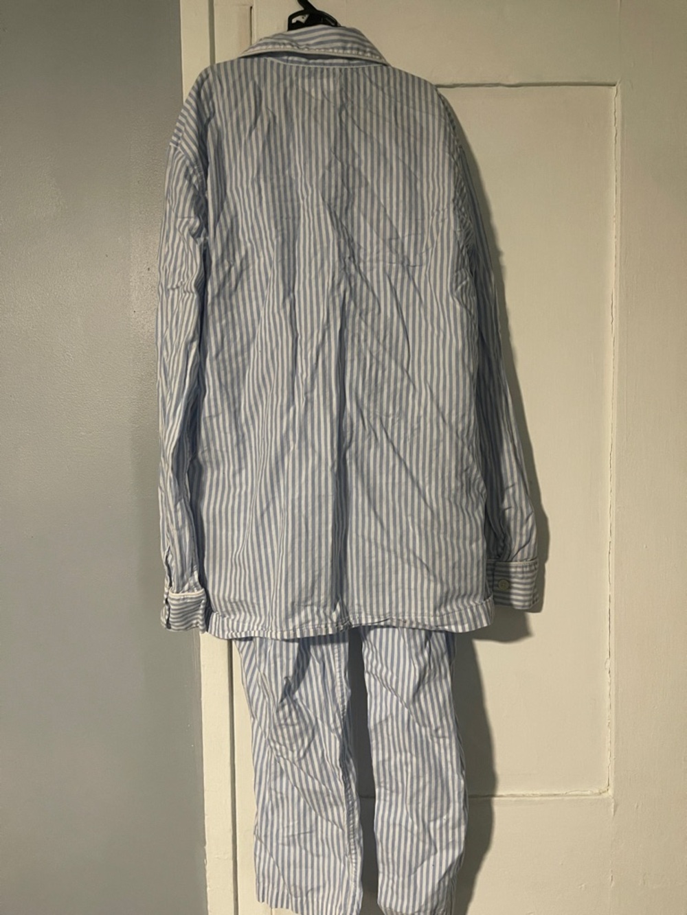 J. Crew Blue and White Striped Pajama Set - Picture 3 of 6